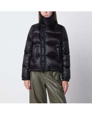 Sacai Down Jacket With Asymmetrical Zip - Black