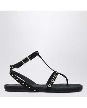 Castañer Castañer Low-Heeled Pati With Studs - Brown