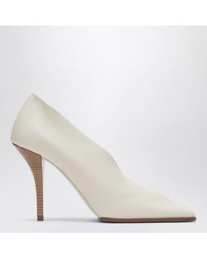 Alaïa Alaia Soft Square Ivory Pumps - White