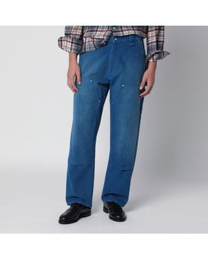 Willy Chavarria Carpenter Cotton Jeans - Blue