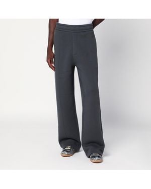 Ami Paris Anthracite Ami De Coeur Jogging Pants - Gray