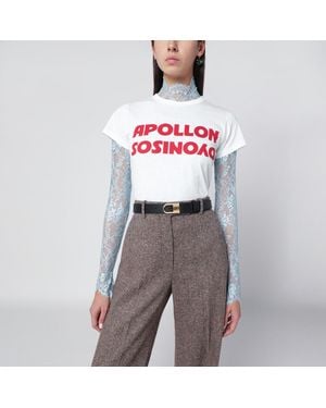 Valentino T-Shirt With Apollon/Dionysus Print - Gray