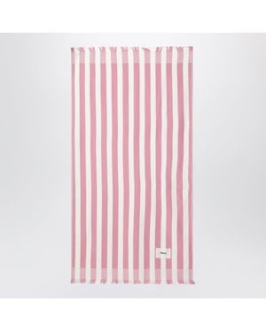 Tekla Striped Beach Towel - Pink