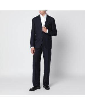 E PO CA Single-Breasted Suit - Blue