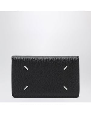 Maison Margiela Leather Card Holder - Black