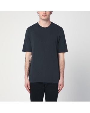 【関税&送料込】Saint Laurent Black Washed Cotton T-Shirt Saint Laurent Washed Cotton T-Shirt in Black for Men | Lyst