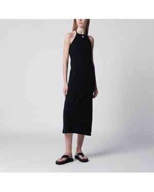 Courreges Courregès Long Halterneck Jersey Dress - Black