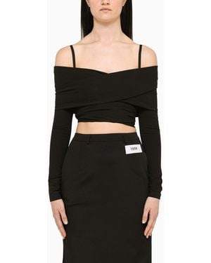 Dolce & Gabbana Dolce&Gabbana Top With Boat Neckline - Black