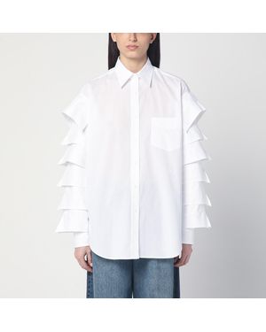 Moschino Shirt With Sleeves And Collars - White