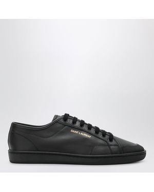 Saint Laurent Sneakers Gym Noires En Cuir Lisse