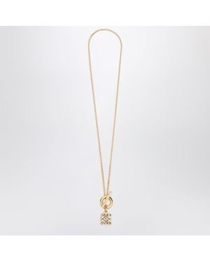 Loewe Anagram Necklace - White