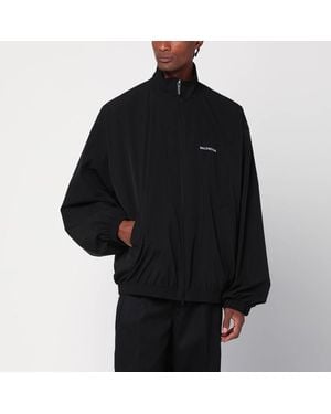 Balenciaga Felpa con zip back nera - Nero