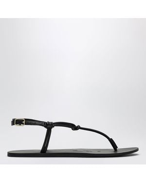 Manebí Leather Flip-Flops - Brown