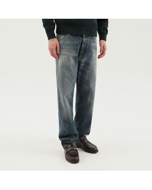 1989 STUDIO Old Malin Denim Trousers - Grey