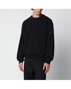Stone Island Cotton Sweatshirt - Black