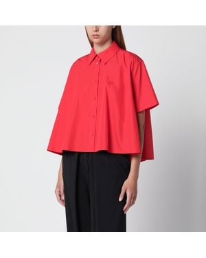 Loewe A-Line Cotton Shirt - Red