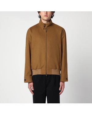 Burberry Cashmere Harrington Jacket - Brown