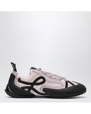 Loewe Grip Sneaker Aus Nylon Und Wildleder - Pink