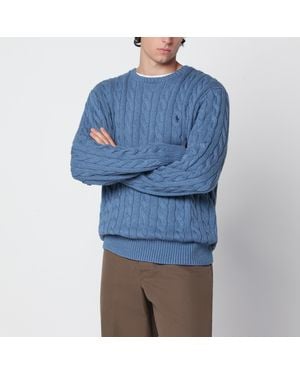 Polo Ralph Lauren Cable-Knit Cotton Jumper - Blue