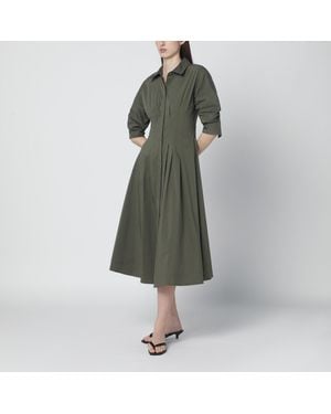 Jonathan Simkhai Military Midi Shirt Dress - Green