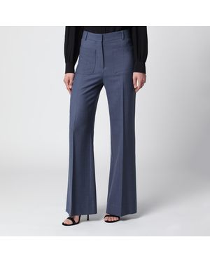 Victoria Beckham Alina Trousers - Blue