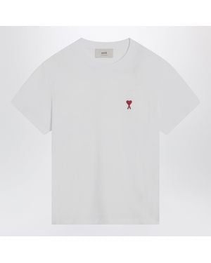 Ami Paris Ami De Coeur T-Shirt - White