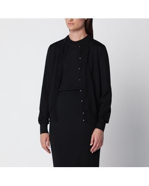 Dolce & Gabbana Cashmere And Silk Cardigan - Black