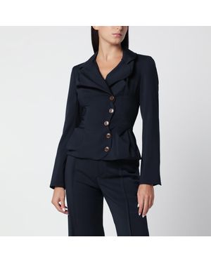 Vivienne Westwood Drunken Wool Jacket - Blue