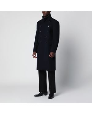 Tom Ford Midnight Wool Double-Breasted Coat - Black