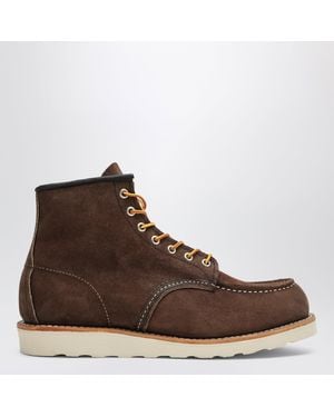 Red Wing Chocolate Classic Moc 6-Inch Boots - Brown