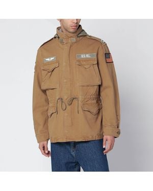 Polo Ralph Lauren Sand-Colored Military Jacket - Brown