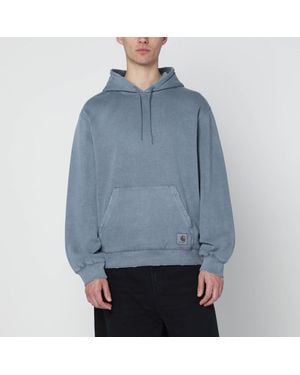 Carhartt Hooded Torion Sweatshirt Office/Grind Washed - Blau