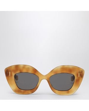 Loewe Retro Screen Havana Sunglasses - Blue