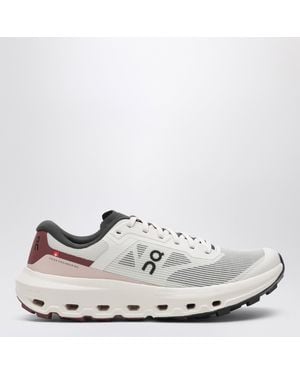 On Shoes Cloudvista 3 Oyster/Barberry Polyester Shoes - White