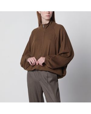 Frankie Shop Strickjacke Baxe Aus Wollmix - Braun