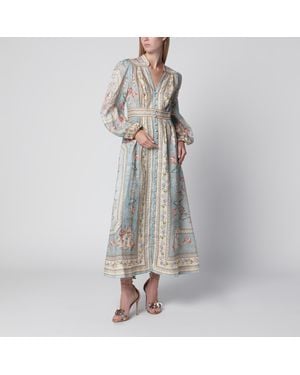 Zimmermann Roselight Midi Dress - Multicolor