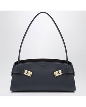 Ferragamo Borsa A Spalla Hug East-West/Moro - Blu