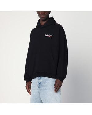 Balenciaga Felpa political campaign nera - Nero