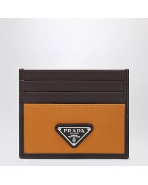Prada Speedrock Cardholder - Brown