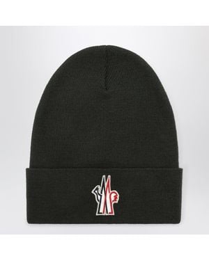 Moncler Berretto Oliva - Nero