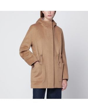 Max Mara Zibeline Camel Parka - Brown