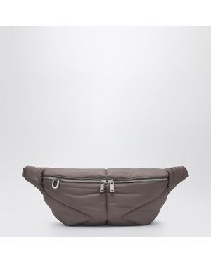Moncler Marsupio trapuntato color fango - Grigio