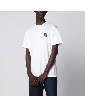 Stone Island Slim-Fit Cotton T-Shirt - White