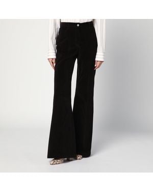 パンツ Ferragamo Espresso Flared Pants Ferragamo Espresso Flared Pants in Black | Lyst