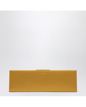 Saint Laurent Midnight Clutch Large - Yellow