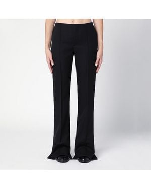 Chloé Pantalone asimmetrico in lana - Nero