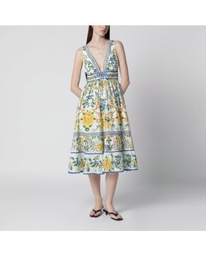 FARM Rio Emily Floral Tapestry Midi Dress - Multicolour