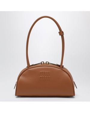 Miu Miu Beau Leather Bag - Brown