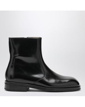 Lemaire Leather Ankle Boots - Black