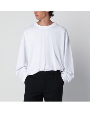 Dries Van Noten Long-Sleeve Cotton T-Shirt - White